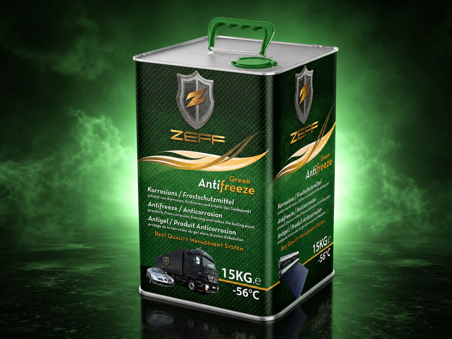 Zeff Green Antifreeze 15 KG